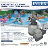image:imageIntex Krystal Clear Sand Filter Pump for Above Ground Pools 2800 GPH Pump Flow Rate 110120V with GFCI12 in