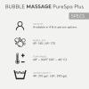 image:imageIntex Rechargeable Handheld Above Ground Pool Vacuum Cleaner with Brush Heads and PureSpa 6 Person Bubble Massage Inflatable Hot Tub Spa Cobalt Blue