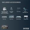image:imageIntex Ultra XTR Heavy Duty Rectangular Above Ground Swimming Pool with Complete Set of Maintenance Kit Ladder and Sand Filter Pump Gray
