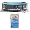 image:imageINTEX 26333EH Ultra XTR 20ft x 48in Above Ground Swimming Pool Set with Sand Filter Pump and OptiFlow 50lb Premium Filter Sand14 x 42