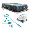 image:imageINTEX 26363EH Ultra XTR 24ft x 12ft x 52in Above Ground Swimming Pool Set with Sand Filter Pump Deluxe Automatic Vacuum Cleaner and Maintenance Cleaning Kit