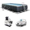 image:imageINTEX 26363EH Ultra XTR 24ft x 12ft x 52in Above Ground Swimming Pool Set with Sand Filter Pump and Automatic Pool Floor Cleaner