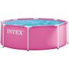 image:imageINTEX 28290EP 8Ft X 30In Pink Metal Frame Above Ground Swimming Pool8 x 30