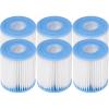 image:imageINTEX 29007E Type H Pool Filter Cartridge For INTEX Filter Pumps  EasyToClean  Dacron Paper  Efficient Filtration  6 Pack
