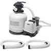 image:imageINTEX 3000 GPH Above Ground Swimming Pool Sand Filter Pump with Automatic Timer with 2 Pack of 15 Diameter 1500 GPH Pump Replacement 59 Hoses