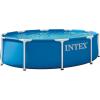 image:imageINTEX Metal Frame 12 ft x 30 in Above Ground Pool Set Round Swimming Pool with Steel Frame 530 GPH Cartridge Filter Pump and Type A Filter CartridgeWhite Filter Pump