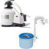 image:imageINTEX SX3000 Krystal Clear Sand Filter Pump for Above Ground Pools 3000 GPH Pump Flow Rate  Includes Deluxe Wall Mount Pool Cleaning Surface Skimmer