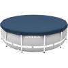 image:imageIntex 15FT X 8IN Round AllSeason Deluxe Winter Pool Cover for Above Ground Pool