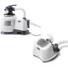 image:imageIntex 2800 Gallon Per Hour Pool Filter Sand Pump with Built In Automatic Timer and Krystal Clear Saltwater System Swimming Pool Chlorinator