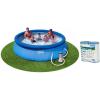 image:imageIntex 28131EH 12 Foot x 30 Inch Easy Set Above Ground Inflatable 4 Person Swimming Pool with 530 GPH Filter Pump and 2 Replacement Filter Cartridges