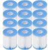 image:imageIntex Swimming Pool Easy Set Filter Cartridge Replacement Type H for Filter Pumps 28601 amp 28602 12 Pack