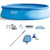 image:imageRound Above Ground Swimming Pool Set w Cleaning Maintenance Swimming Pool Kit
