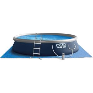 image:imageINTEX Inflatable AboveGround Swimming Pool Easy Set 15ft x 42in wFilter Pump amp Ladder