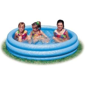 image:imageIntex  Inflatable Crystal Blue Swimming Pool 45 10 3 Pack45in x 10in 3Pack