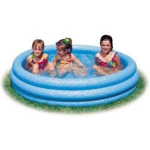 image:imageIntex  Inflatable Crystal Blue Swimming Pool 45 10 3 Pack45in x 10in 4Pack