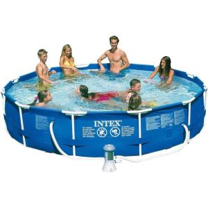 image:imageIntex 12Foot by 30Inch Metal Frame Pool Set12Foot by 30Inch