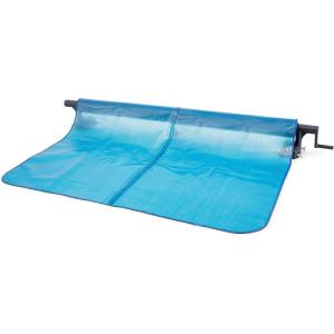 image:imageIntex Heavy Duty Aluminum Base Solar AboveBelow Ground Pool Cover Reel 2 Pack