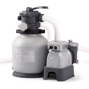 image:imageIntex Krystal Clear Sand Filter Pump for Above Ground Pools 2800 GPH Pump Flow Rate 110120V with GFCI12 in