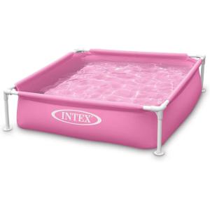 image:imageIntex Mini Frame Above Ground Swimming Pool Pink 48in X 48in X12in