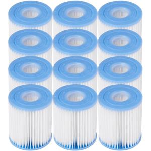 image:imageIntex Swimming Pool Easy Set Filter Cartridge Replacement Type H for Filter Pumps 28601 amp 28602 12 Pack