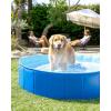 image:imageINTEX 48400EP 60in x 12in Foldable Dog Pool Portable Pet Swimming Pool Bathing Tub for Small Medium Large Puppy Dogs Cats