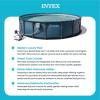 image:imageINTEX 28825EH 16ft X 52in UltraLuxe Premium Swimming Pool Set with Dual Sand Filter Pump and Saltwater System Pool Ladder Skimmer Pool Tray Pool Cover Water Analyzer TJoint LED Solar Light20 x 52