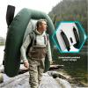 image:imageINTEX Big Catch Pro Inflatable Fishing Float Tube Includes Deluxe 54in Boat Oars and HighOutput Pump  Detachable Fishing Rod Holders  Mesh Fish Ruler  HeavyDuty Backpack  308lb Weight Capacity