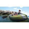 image:imageINTEX Seahawk Inflatable Boat Series Includes Boat Oars and HighOutput Pump  Fishing Rod Holders  Gear PouchDark Green