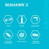 image:imageINTEX Seahawk Inflatable Boat Series Includes Boat Oars and HighOutput Pump  Fishing Rod Holders  Gear PouchDark Green