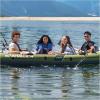 image:imageINTEX Seahawk Inflatable Boat Series Includes Boat Oars and HighOutput Pump  Fishing Rod Holders  Gear PouchDark Green
