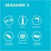 image:imageINTEX Seahawk Inflatable Boat Series Includes Boat Oars and HighOutput Pump  Fishing Rod Holders  Gear PouchDark Green