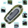image:imageINTEX Seahawk Inflatable Boat Series Includes Boat Oars and HighOutput Pump  Fishing Rod Holders  Gear PouchDark Green