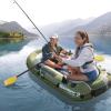 image:imageINTEX Seahawk Inflatable Boat Series Includes Boat Oars and HighOutput Pump  Fishing Rod Holders  Gear PouchDark Green
