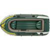 image:imageINTEX Seahawk Inflatable Boat Series Includes Boat Oars and HighOutput Pump  Fishing Rod Holders  Gear PouchLight Green