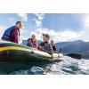 image:imageINTEX Seahawk Inflatable Boat Series Includes Boat Oars and HighOutput Pump  Fishing Rod Holders  Gear PouchLight Green