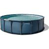image:imageINTEX 28825EH 16ft X 52in UltraLuxe Premium Swimming Pool Set with Dual Sand Filter Pump and Saltwater System Pool Ladder Skimmer Pool Tray Pool Cover Water Analyzer TJoint LED Solar Light18 x 52