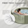 image:imageINTEX 28427EG PureSpa Bubble Massage Spa Set Outdoor Inflatable Portable Hot Tub Includes Energy Efficient Spa Cover Saltwater System Ready 6 Person 85in x 28in6 Person