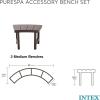 image:imageIntex 28514E 2 Medium PureSpa Accessories Benches Compatible w 4 Person Spas Combines to Create A Larger Bench Flat Storage 350 Pound Capacity
