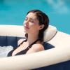 image:imageIntex Easy to Install Adjustable and Inflatable Spa Cushioned Headrest with Head and Neck Support for Pool Lawn and Spa White
