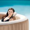 image:imageIntex Easy to Install Adjustable and Inflatable Spa Cushioned Headrest with Head and Neck Support for Pool Lawn and Spa White