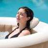 image:imageIntex Easy to Install Adjustable and Inflatable Spa Cushioned Headrest with Head and Neck Support for Pool Lawn and Spa White