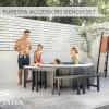 image:imageIntex Set of 4 PureSpa Benches 2 Medium and 2 Tall Bench Accessories Compatible with Inflatable Hot Tub 4 Person Spas Bench Accessories Only