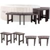 image:imageIntex Set of 4 PureSpa Benches 2 Medium and 2 Tall Bench Accessories Compatible with Inflatable Hot Tub 4 Person Spas Bench Accessories Only