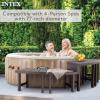 image:imageIntex Set of 4 PureSpa Benches 2 Medium and 2 Tall Bench Accessories Compatible with Inflatable Hot Tub 4 Person Spas Bench Accessories Only