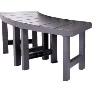 image:imageIntex 28514E 2 Medium PureSpa Accessories Benches Compatible w 4 Person Spas Combines to Create A Larger Bench Flat Storage 350 Pound Capacity