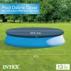 image:imageIntex 12 Foot x 30 Inch Round Metal Frame Above Ground Outdoor Swimming Pool Set with Filter Pump and Easy Set Round Vinyl Pool Cover Blue