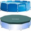 image:imageMetal Frame Above Ground Swimming Pool w 10 Foot Round Swimming Pool Cover