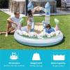 image:imageINTEX 56148EP Unicorn Castle Inflatable Kiddie Pool Inflatable Kids Pool with Water Sprayer and Slide  Splash Pad  77 x 70 x 50  Ages 3