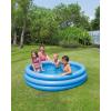 image:imageINTEX 58446EP Crystal Blue Inflatable Kiddie Swimming Pool 66in x 15in66in x 15in