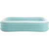 image:imageINTEX 58497EP Swim Center Family Lounge Pool Builtin Cushion Seats  206 Gallon Capacity  104 x 65 x 22  Teal